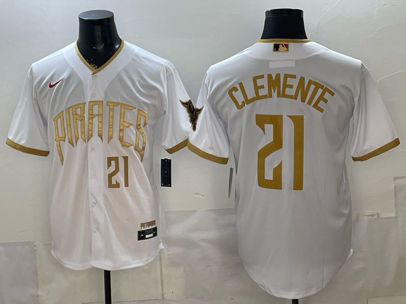 Men Pittsburgh Pirates #21 Clemente white Game 2026 Nike MLB Jersey 051901